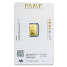 Load image into Gallery viewer, 24kt Gold Pamp Suisse Lady Fortuna Veriscan (In Assay)
